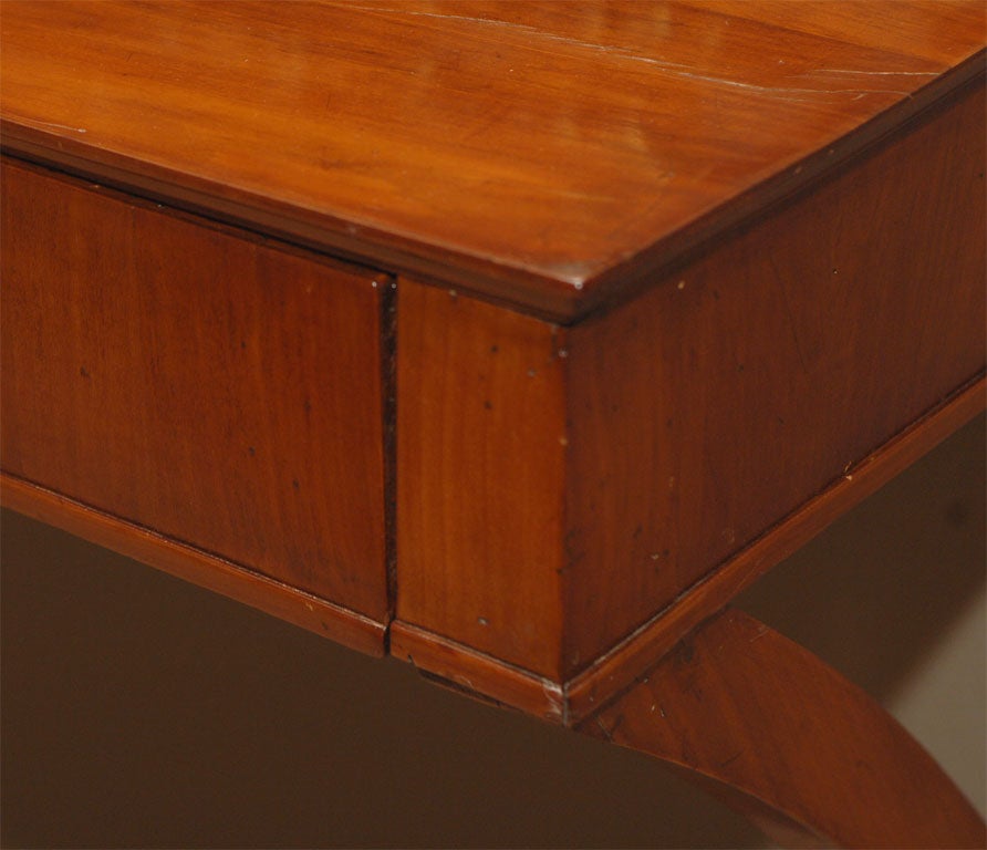 Fruitwood Italian Console Table