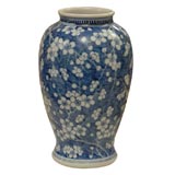 An Arita Style Meiji/Taisho Period Blue White Vase