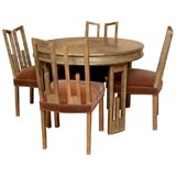 WONDERFUL JAMES MONT GREEK DINING TABLE AND CHAIRS