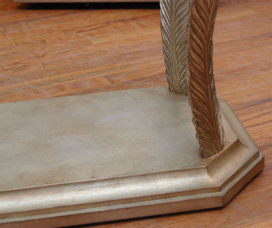 BEAUTIFUL CARVED PRINCE OF WALES PLUME TABLE 1
