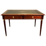 French Mahogany Bureau Plat