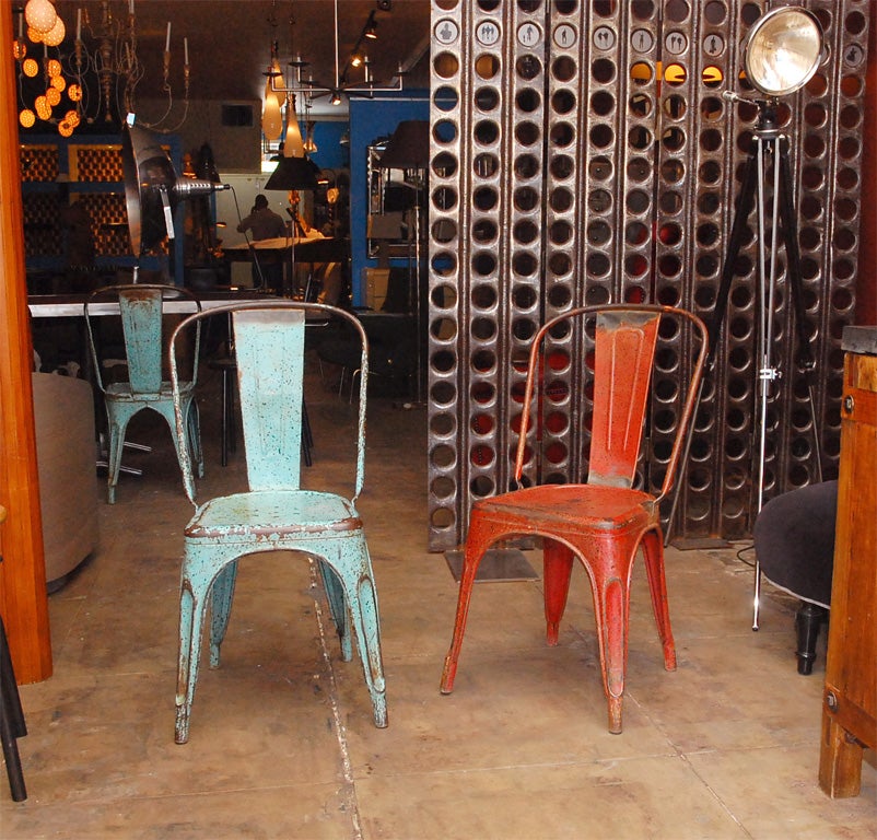 French Tolix Chairs (set of 2 )
