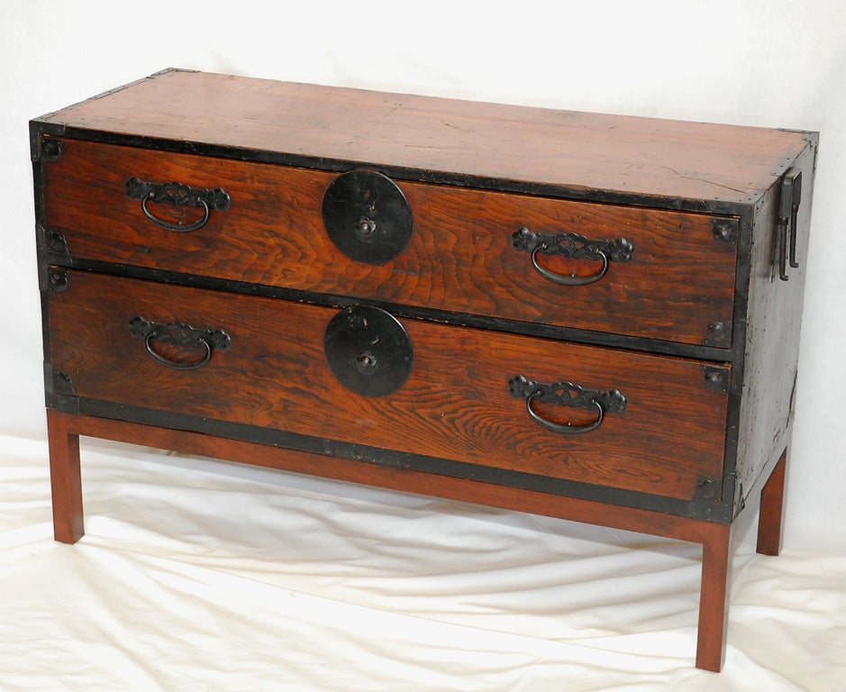 Pair of antique Tansu chests at 1stDibs
