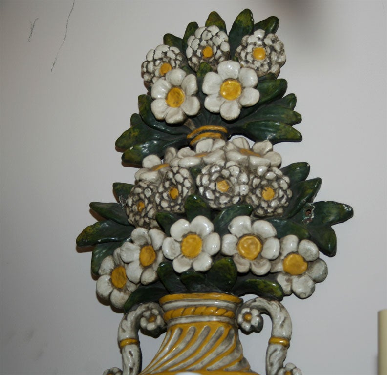 Set of four Caldwell enameled sconces 1