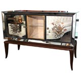1940's Mirrored Eglomise Sideboard/Cabinet