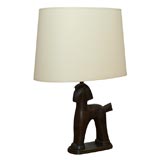 Pottery Horse Lamp