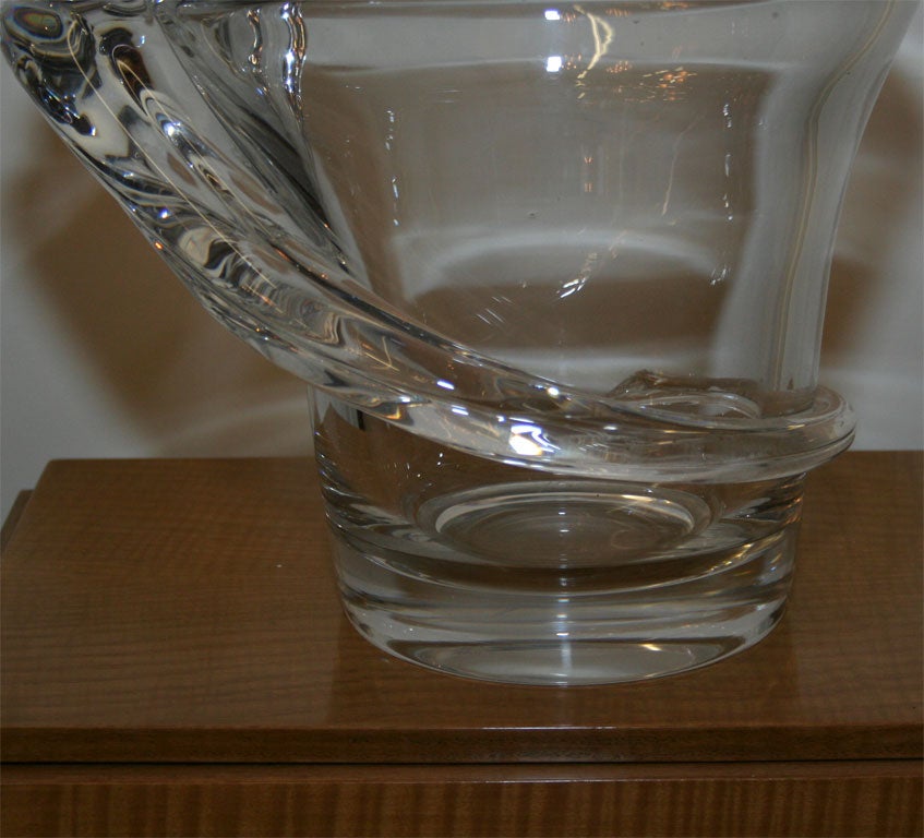 Sculptured Vase, Sgd. Daum, Nancy France