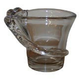 Sculptured Vase, Sgd. Daum, Nancy France