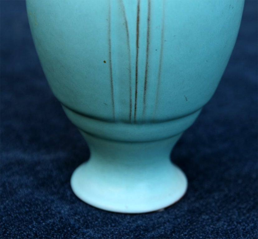 Pair of Art Deco Ceramic Vases by Roseville 2