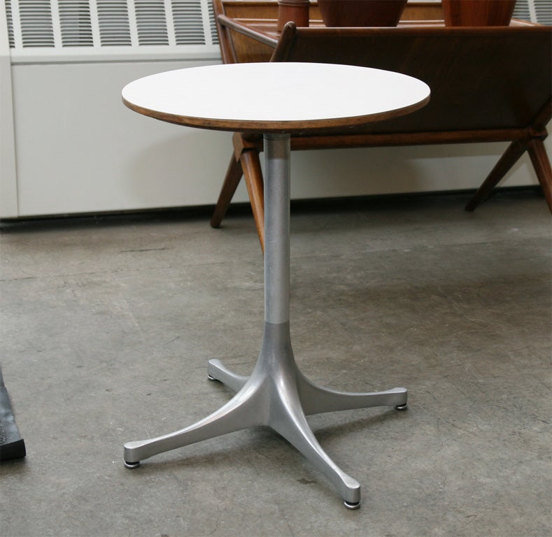 Aluminum George Nelson for Herman Miller Swag Leg Drink Table
