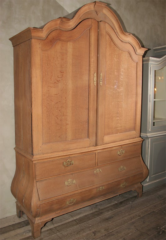 19thc Dutch Oak Cabinet