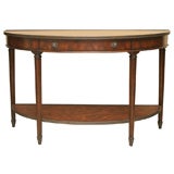 MAHOGANY CONSOLE  TABLE