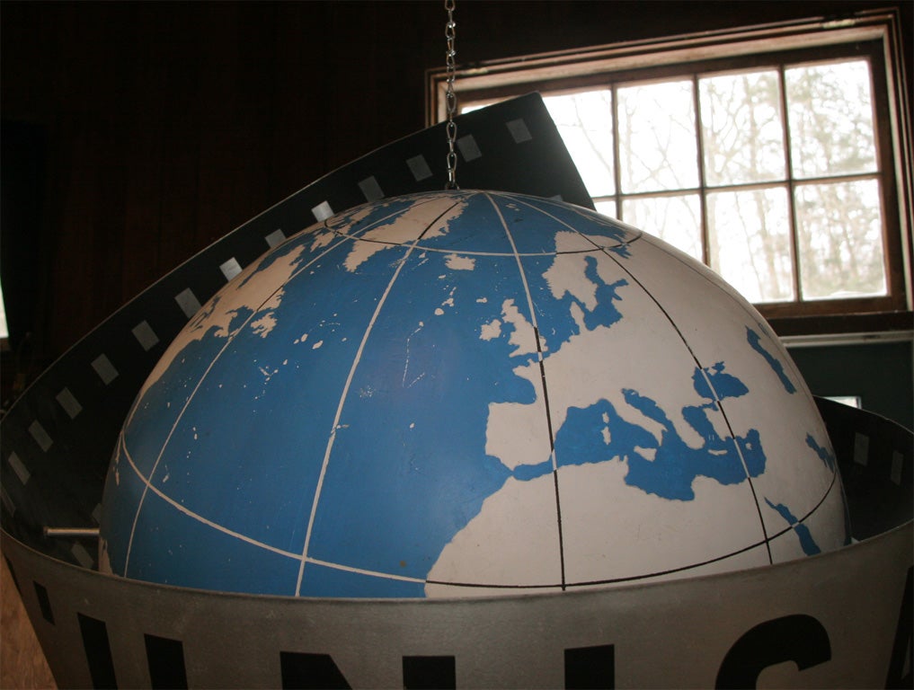 French Metal Globe