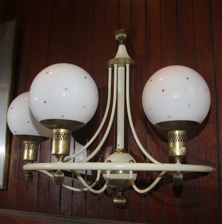 Pair of Mod 1960s French Sconces In Excellent Condition In Stamford, CT