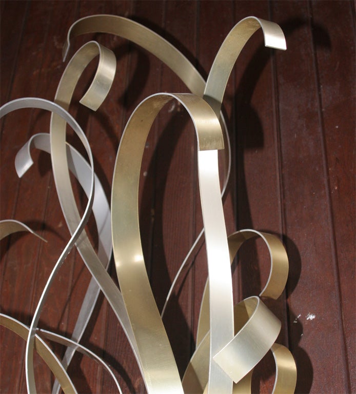 Pair of French Lucite and Metal Sconces For Sale 1