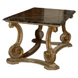 Antique 19th Century Italian Marble Top Center Table
