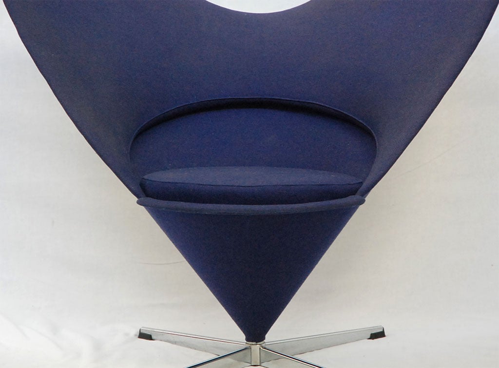 Verner Panton Heart Chair (Skandinavische Moderne) im Angebot