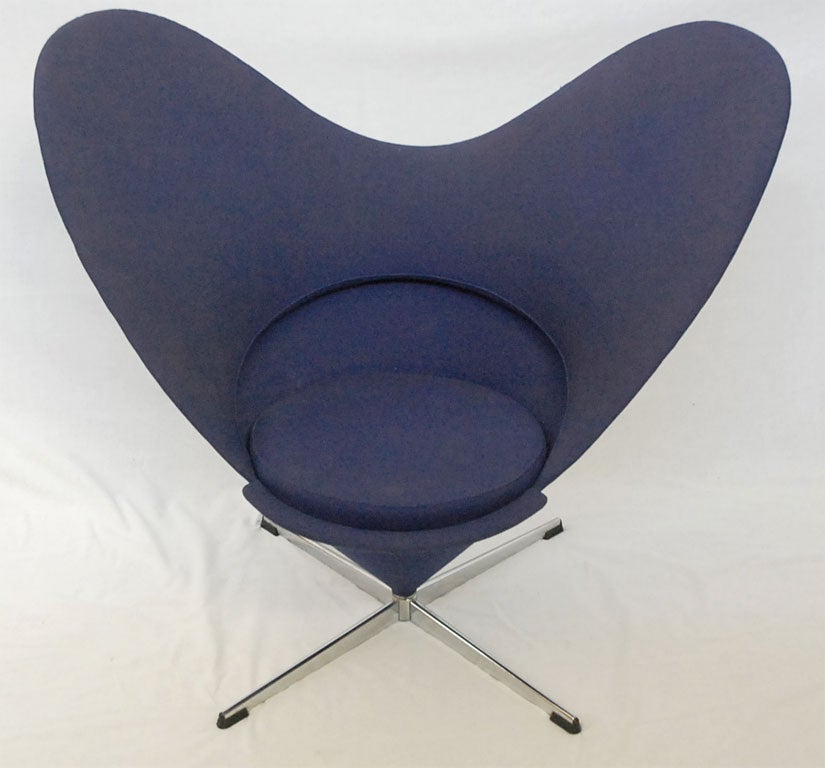 heart chair verner panton