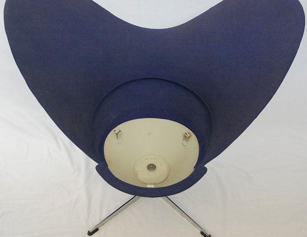 Fabric Verner Panton Heart Chair For Sale