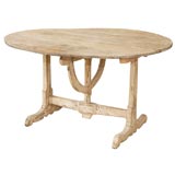 Large oval wine tasting table