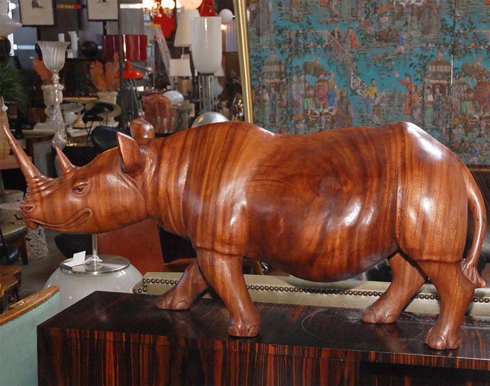 Unknown Carved Rhino