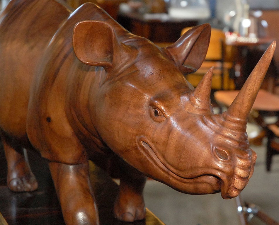 Carved Rhino 2