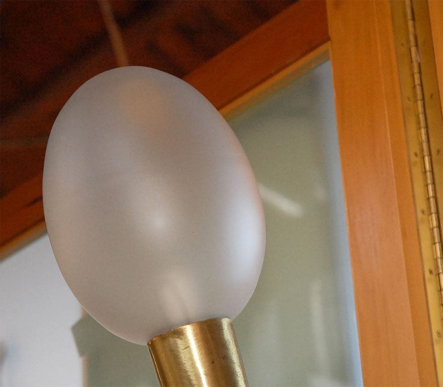 Gilt Metal Long Stem Wall Lights at 1stdibs