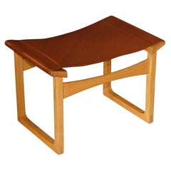 E.B. Larsen Stool in Leather