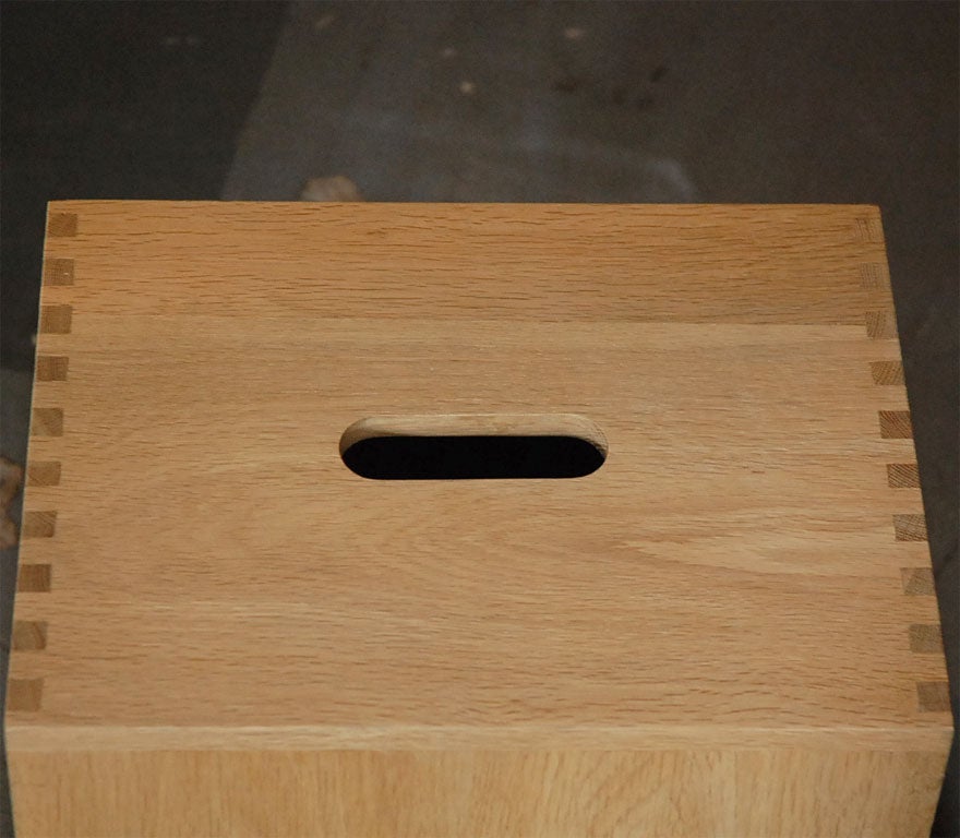 box stool wooden
