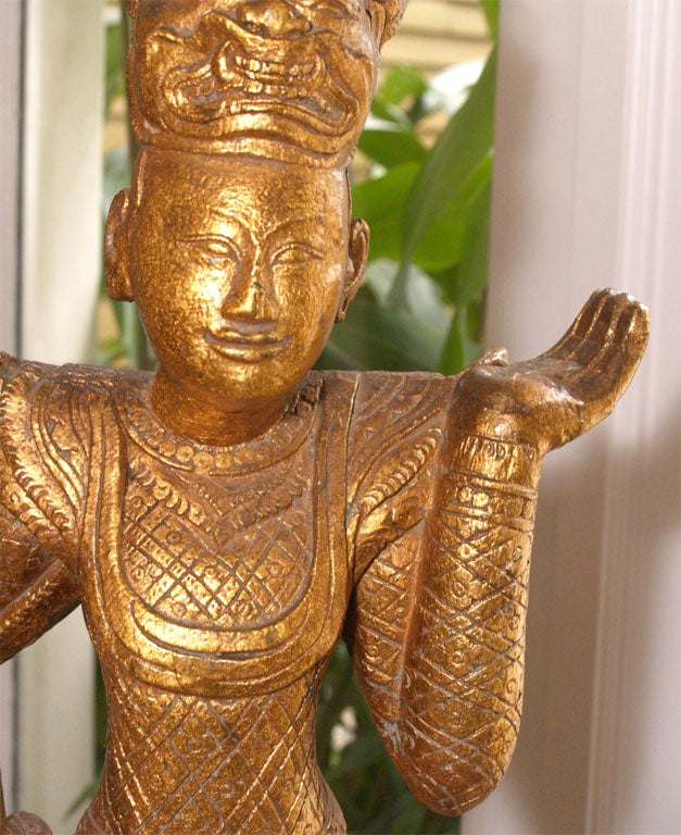 Mid-20th Century Tall Gilt 