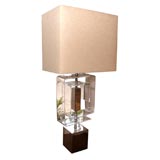 Lucite Table Lamp by Laurel