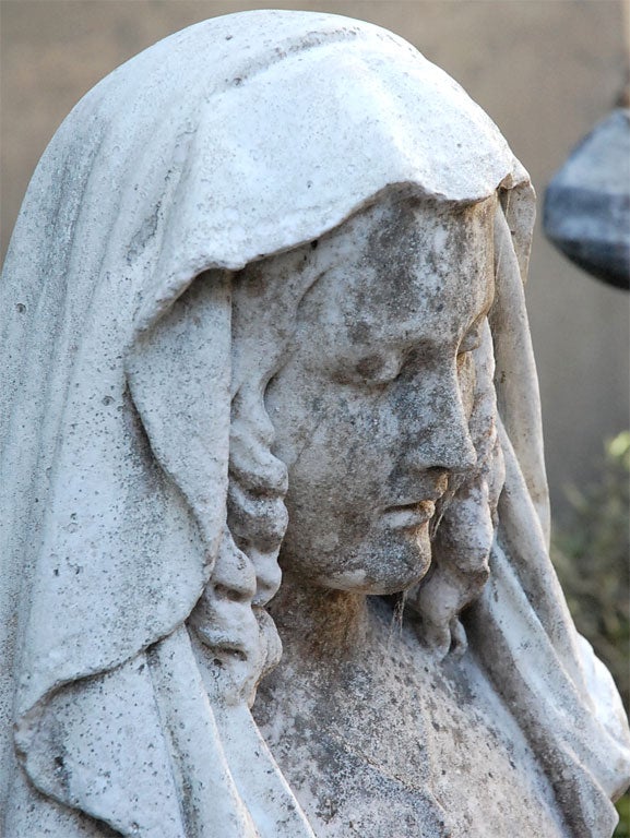 Stone Bust of a Woman, Circa 1860 1