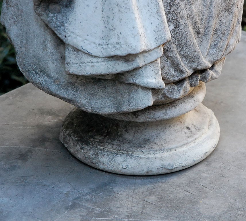 Stone Bust of a Woman, Circa 1860 2