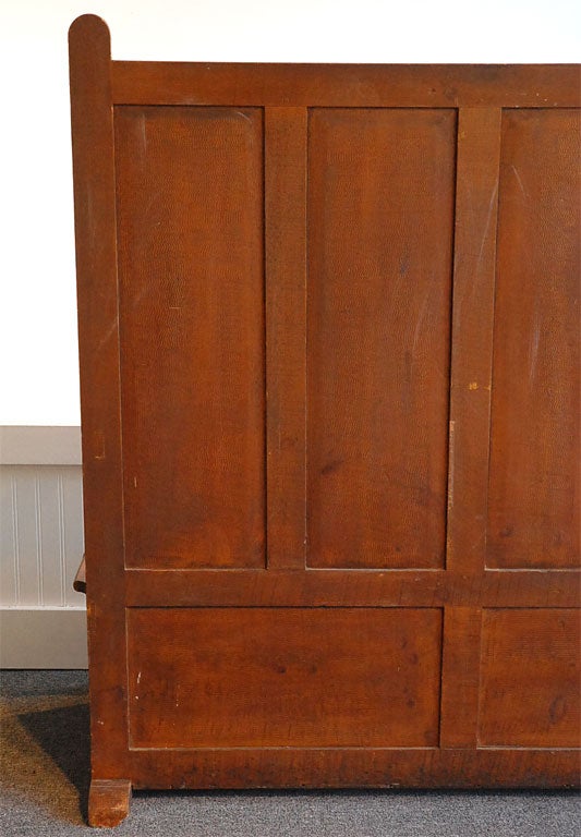 EARLY 19THC SETTLE IN ORIGINAL PAINT FROM PENNSYLVANIA 5