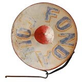 Antique 19TH CENTURY ORIGINAL PAINTED METAL HOTEL SIGN