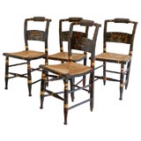 SET OF FOUR HITCHCOCK  CHAIRS