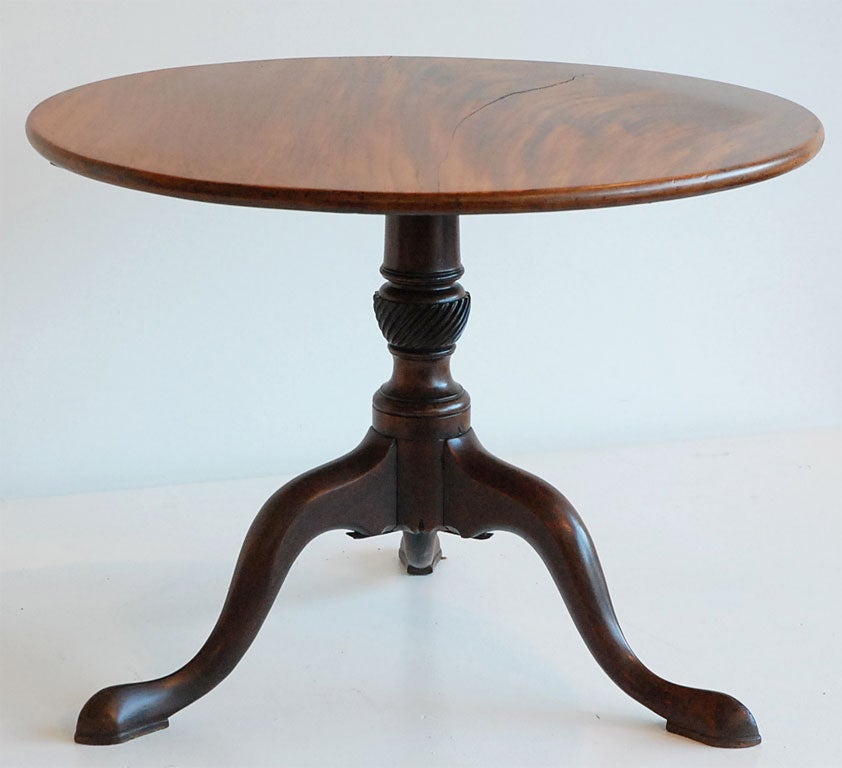 19THC ROUND TAVERN TABLE