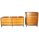 Bedroom set of Dressers by  Edward Wormley for Dunbar