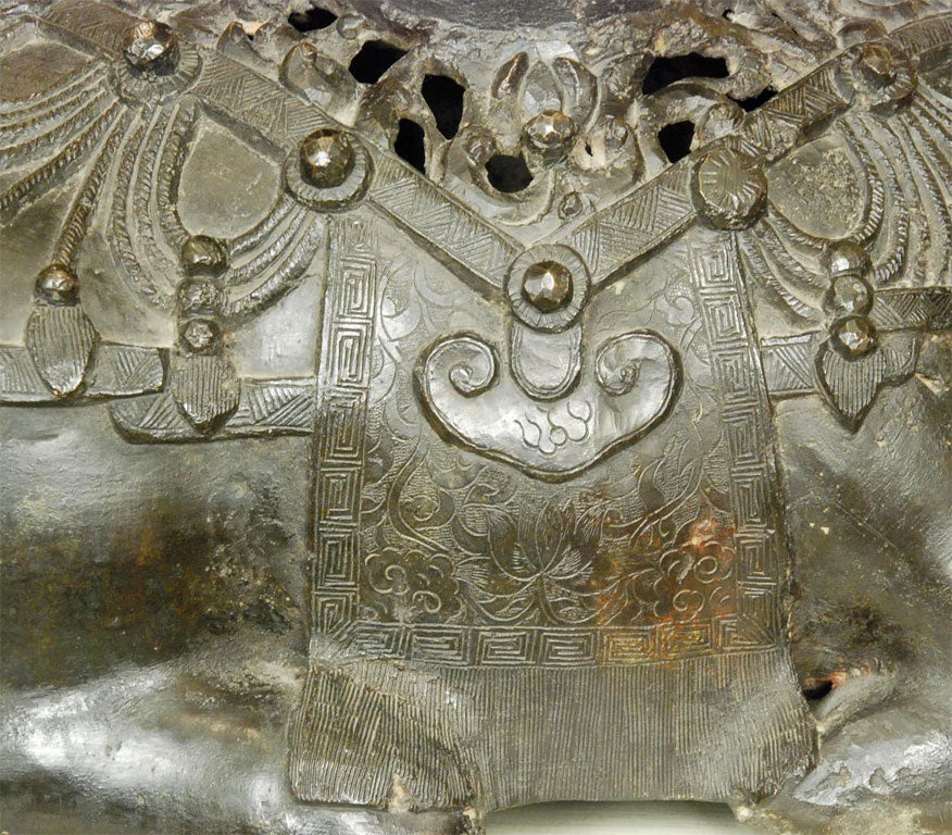 Bronze Incense Burner in the form of an Elephant in Repose 2
