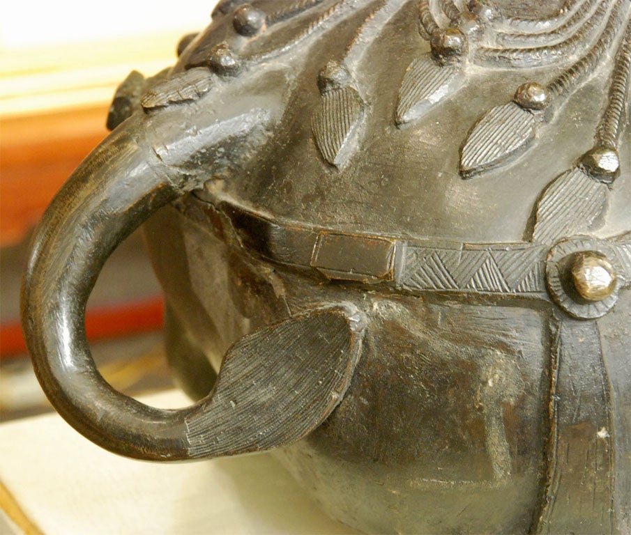 Bronze Incense Burner in the form of an Elephant in Repose 3