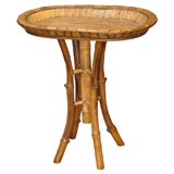 Hawaiian Palm & Bamboo Table