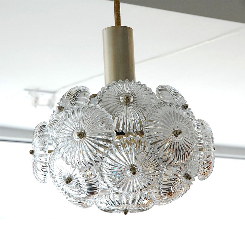 Glass Rosette Ceiling Light
