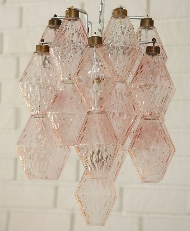 Petite Pink Venini Ceiling Light