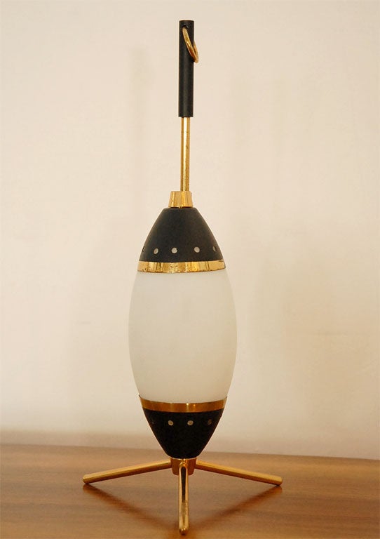 Italian Stilnovo Egg Shape Night Light