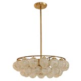 Textured Glass Ball 
Disc Ceiling Light