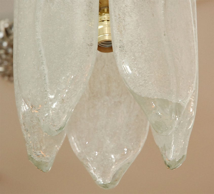 Austrian Tear Drop Glass Ceiling Light