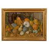 21st C. Russian Painting by Vladimir Fefelov 'Pumpkins'