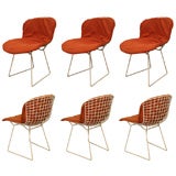 6chairs by Harry Bertoia