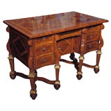 An Elaborately Inlaid Italian Bureau Mazarin