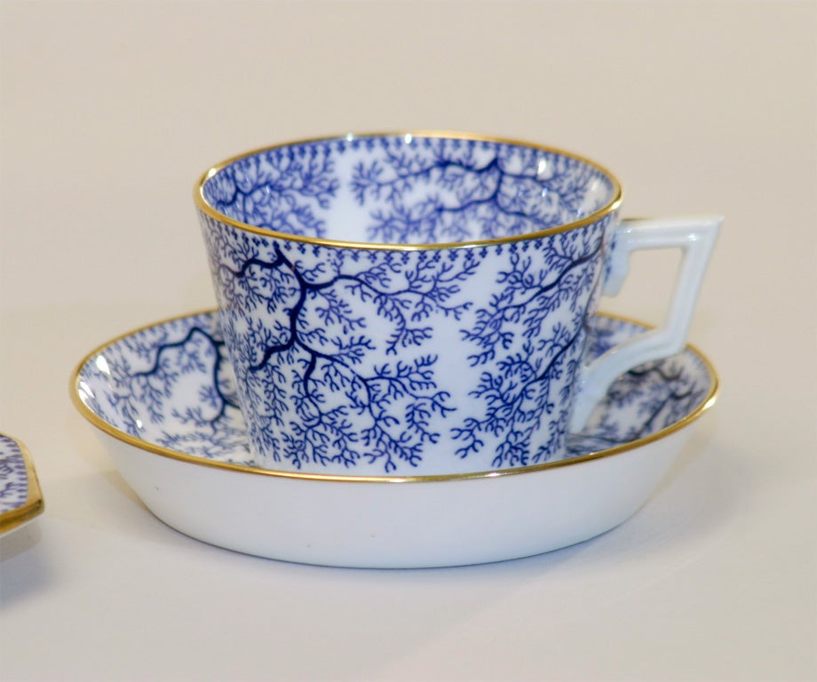 19th Century Minton Porcelain Tea Set at 1stDibs